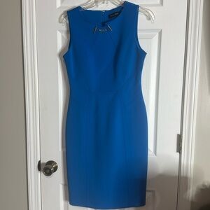 Ivanka Trump Royal Blue Sleeveless Dress - Size 6